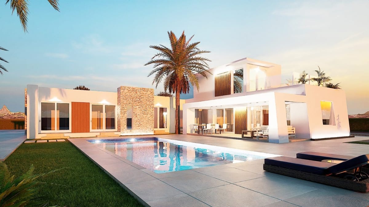 Progetto con licenza, SENZA COSTRUZIONE, piscina privata e 4 camere da letto - Foto 4