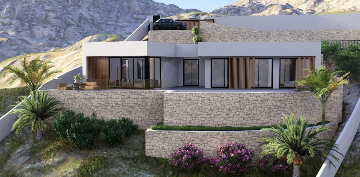 EXKLUSIV: Luxusvilla schlüsselfertig, Architektur im Ibiza-Stil, 3 Schlafzimmer / 3 Bäder, Grundstück 1.150m², privater Pool 30m² und Entwicklungspotential - Foto 9