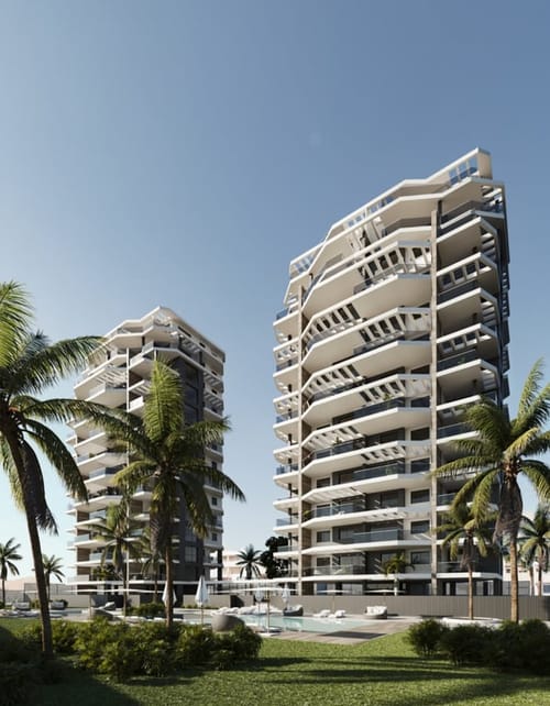 New build apartments for sale in Calpe