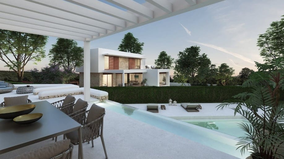 Santuario Estilo Ibiza en Jávea: 3 Dormitorios, 4 Baños, Piscina, Garaje y Vistas Panorámicas | 1.250.000 € - Foto 3