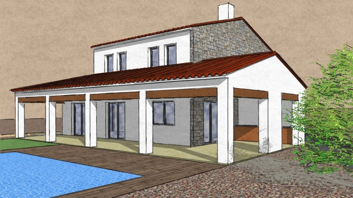 Plot with project and building permit included in Benissa, Costa Blanca. - Foto 11