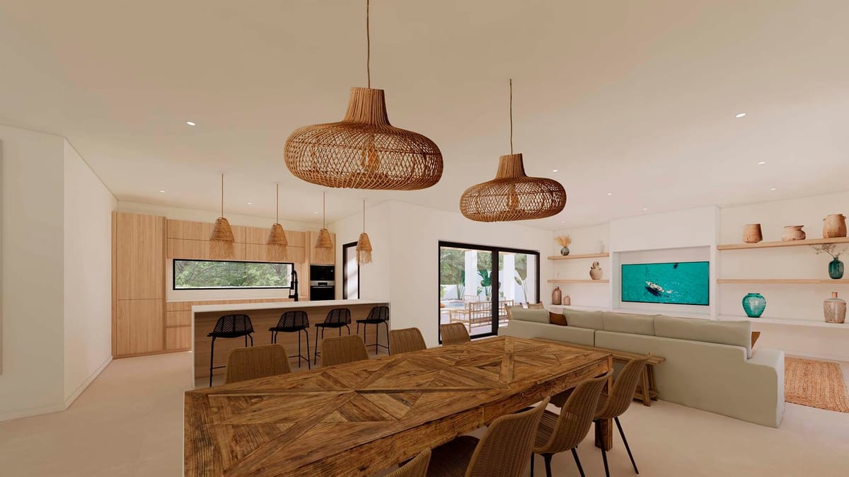 Single-storey Ibiza-style villa for sale in Moraira - Foto 4