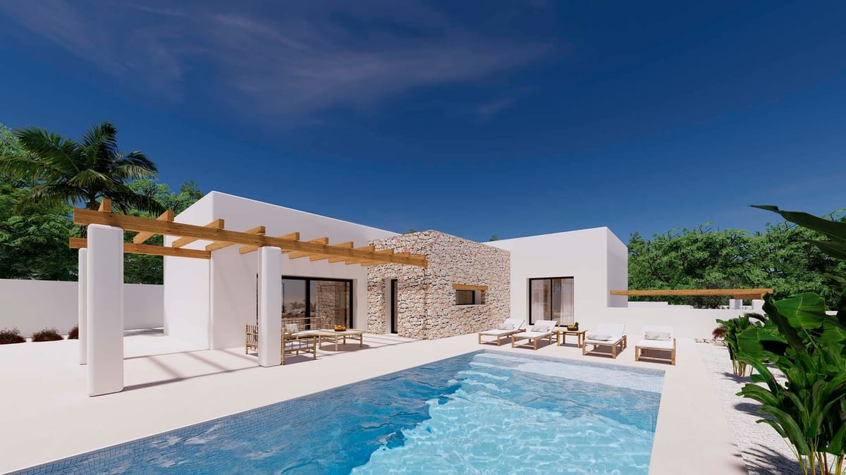 Single-storey Ibiza-style villa for sale in Moraira - Foto 2