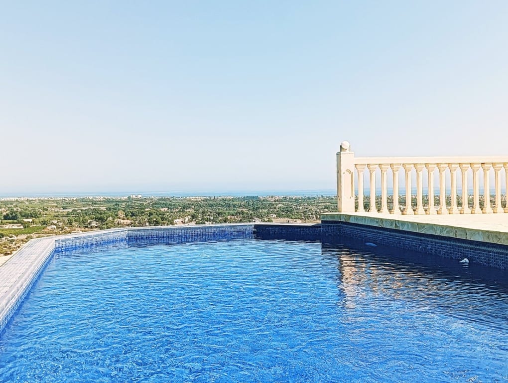 Wspaniała willa z panoramicznym widokiem na morze i całe wybrzeże Costa Blanca - Foto 39