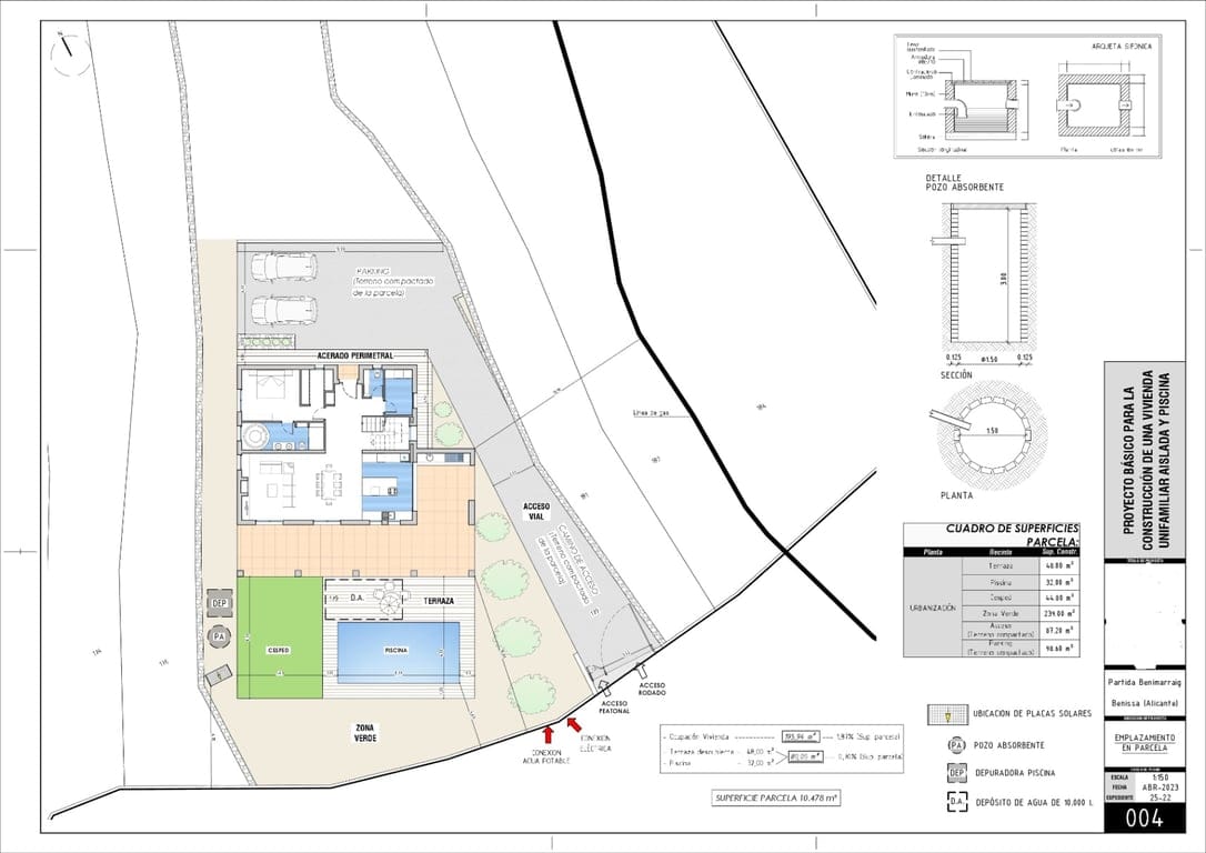 Plot with project and building permit included in Benissa, Costa Blanca. - Foto 12