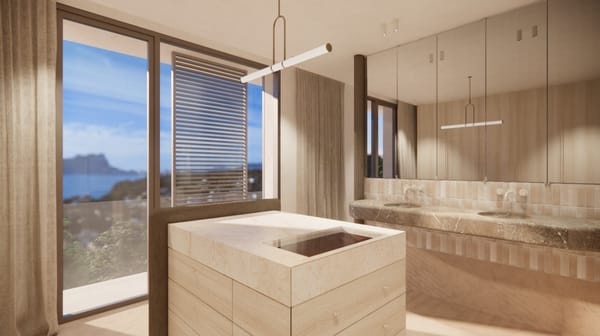 En construcción: villa con vistas al mar en venta en Benissa - Foto 16