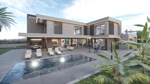 Luxury modern villa in Gran Sol, Calpe with sea views