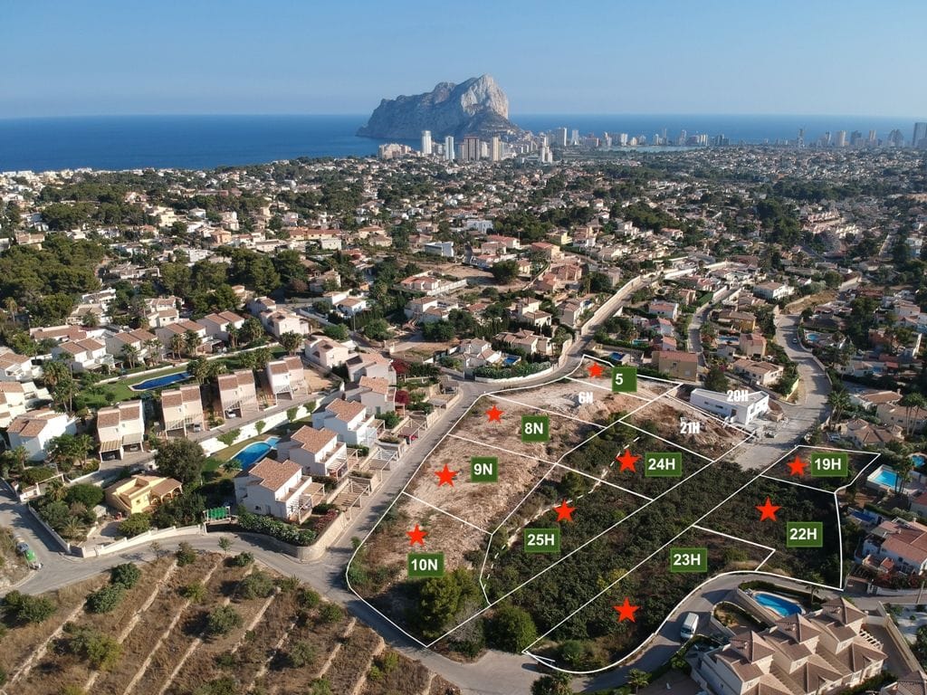 Investment opportunity: 5 plots for sale in Gran Sol - Calpe