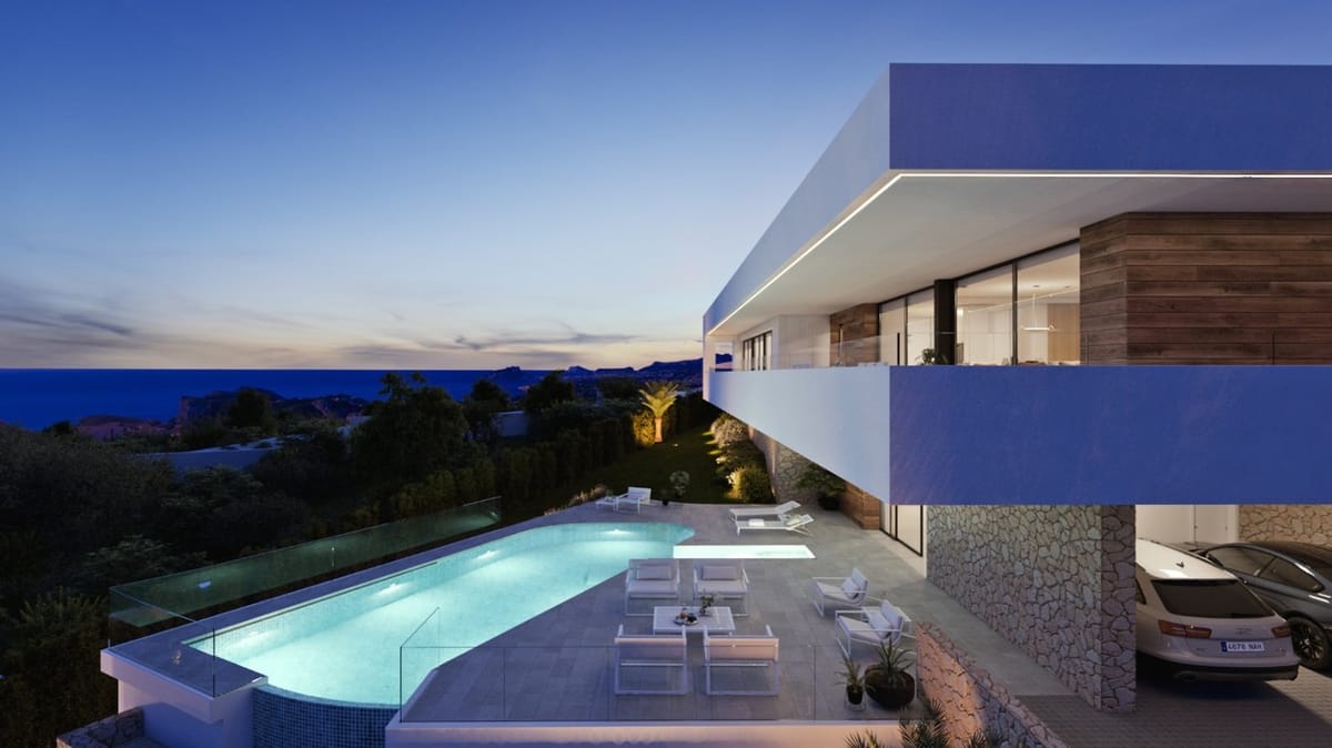 Exclusive Luxury in Jazmines Integrated Design, Stone and Proximity to Moraira