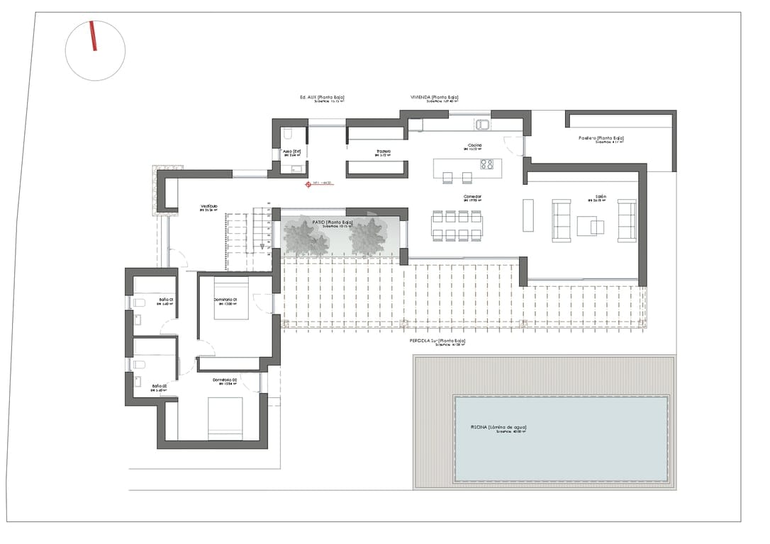 Ibiza-style villa with sea views for sale in Moraira - Foto 5