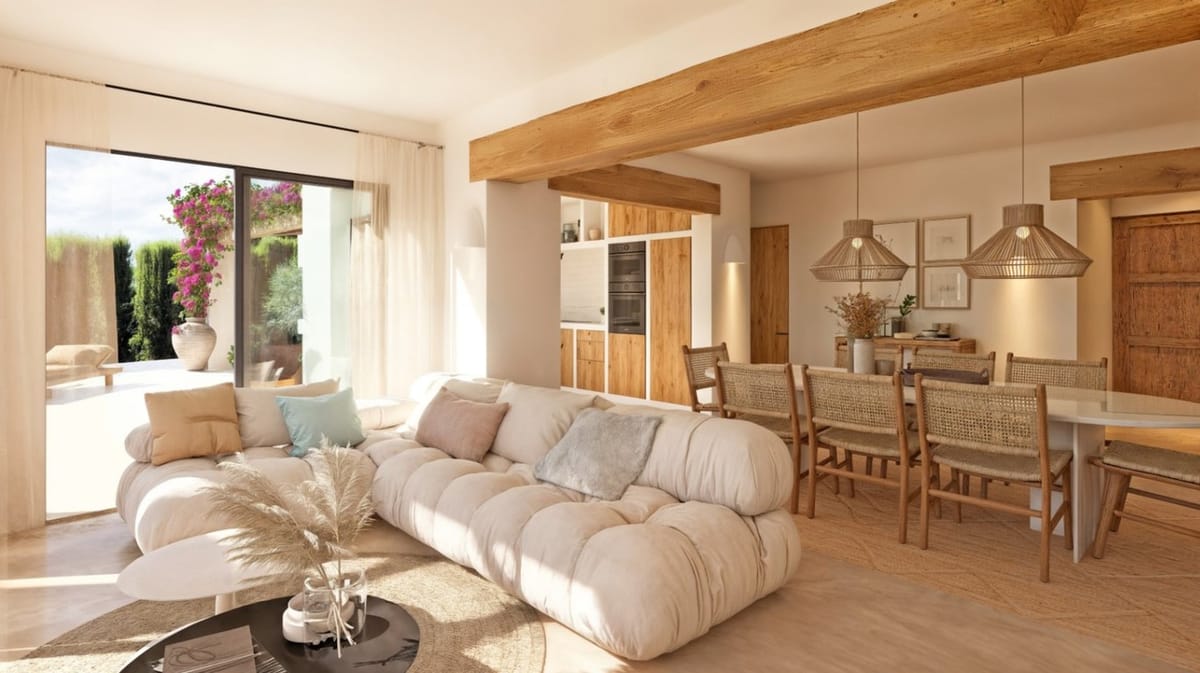 Ibiza-style villa for sale in Moraira with panoramic sea views - Foto 7