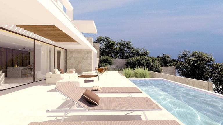 Under construction: sea view villa for sale in Benissa - Foto 6