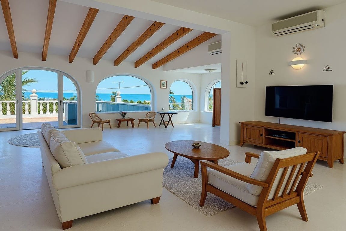 Villa con apartamento de invitados y vistas al mar en Dénia - Foto 3