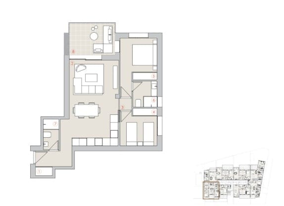 Apartamento de lujo de nueva construcción en JÁVEA | 84m², 2 habitaciones, vistas al mar y al Montgó | Garaje y piscina de agua salada - Foto 14
