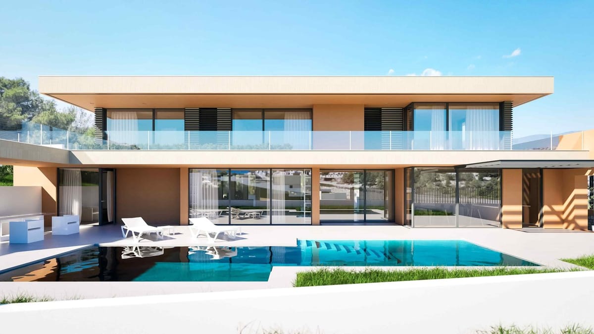 Project: Modern villa for sale in Benimeit, Moraira