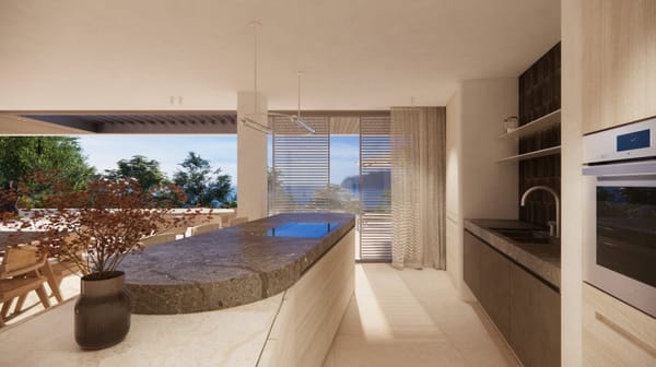 En construcción: villa con vistas al mar en venta en Benissa - Foto 6