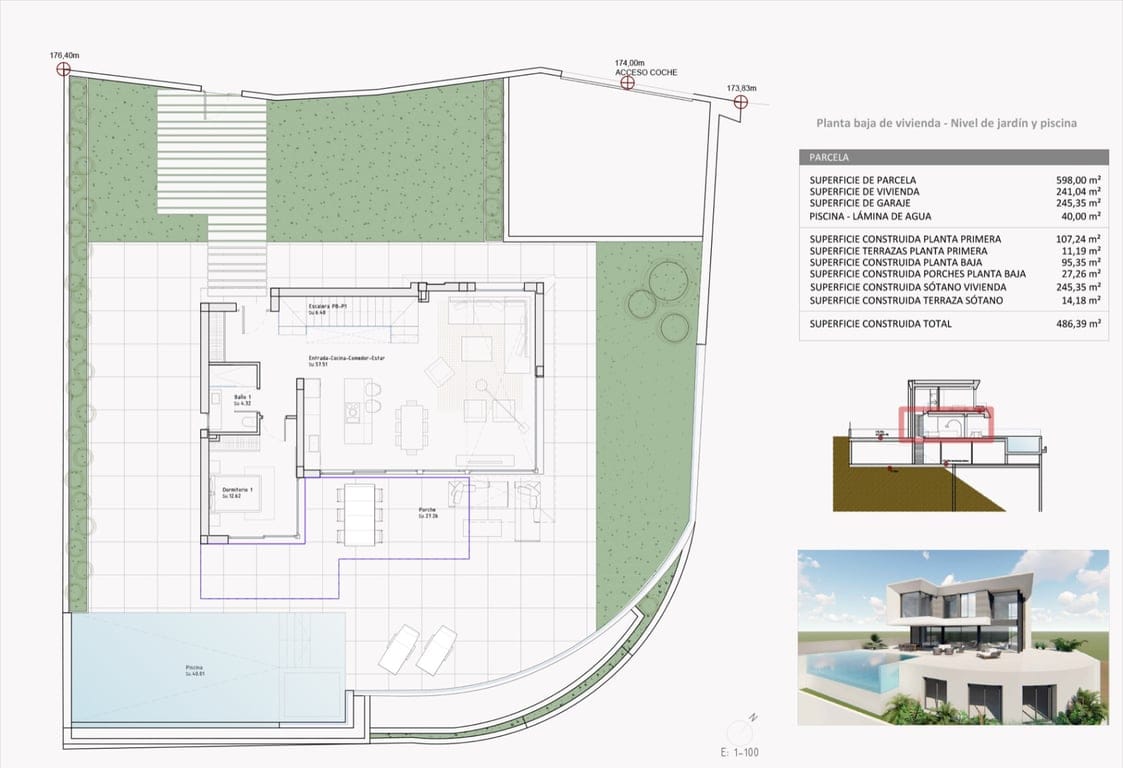 Luxury villa with sea views for sale in Finestrat - Foto 23