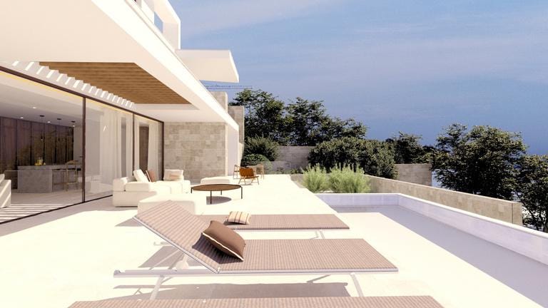 Under construction: sea view villa for sale in Benissa - Foto 3
