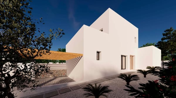 Neubau-Villa im Ibiza-Stil in der Nähe des Zentrums von Moraira zu verkaufen - Foto 2