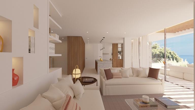 Under construction: sea view villa for sale in Benissa - Foto 7