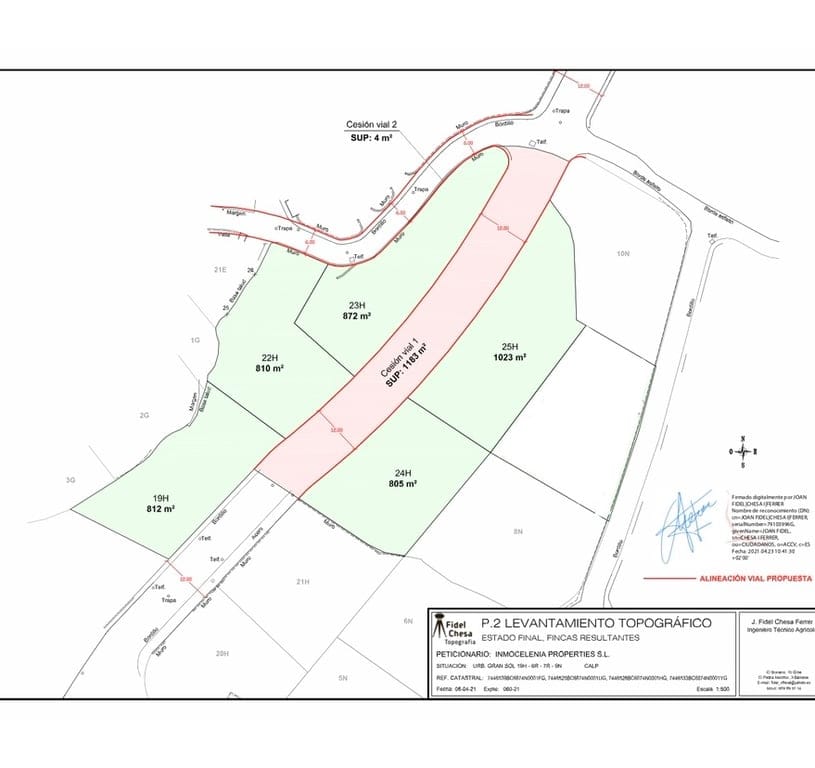 Investment opportunity: 5 plots for sale in Gran Sol - Calpe - Foto 2