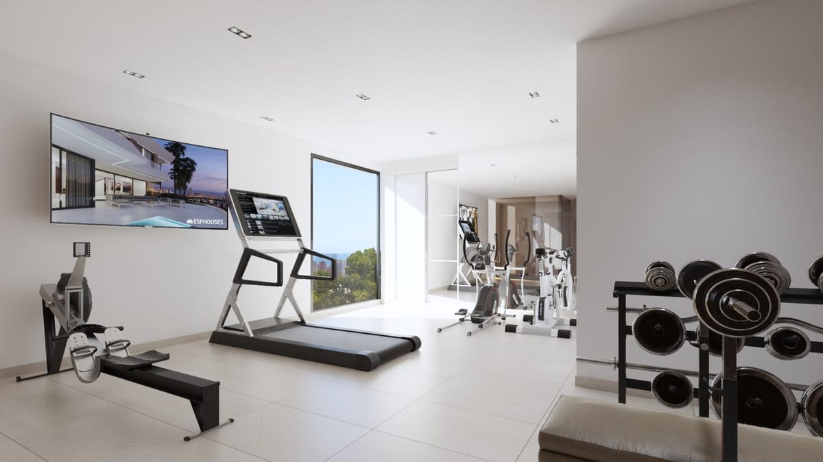 Luxury villa with sea views for sale in Finestrat - Foto 15