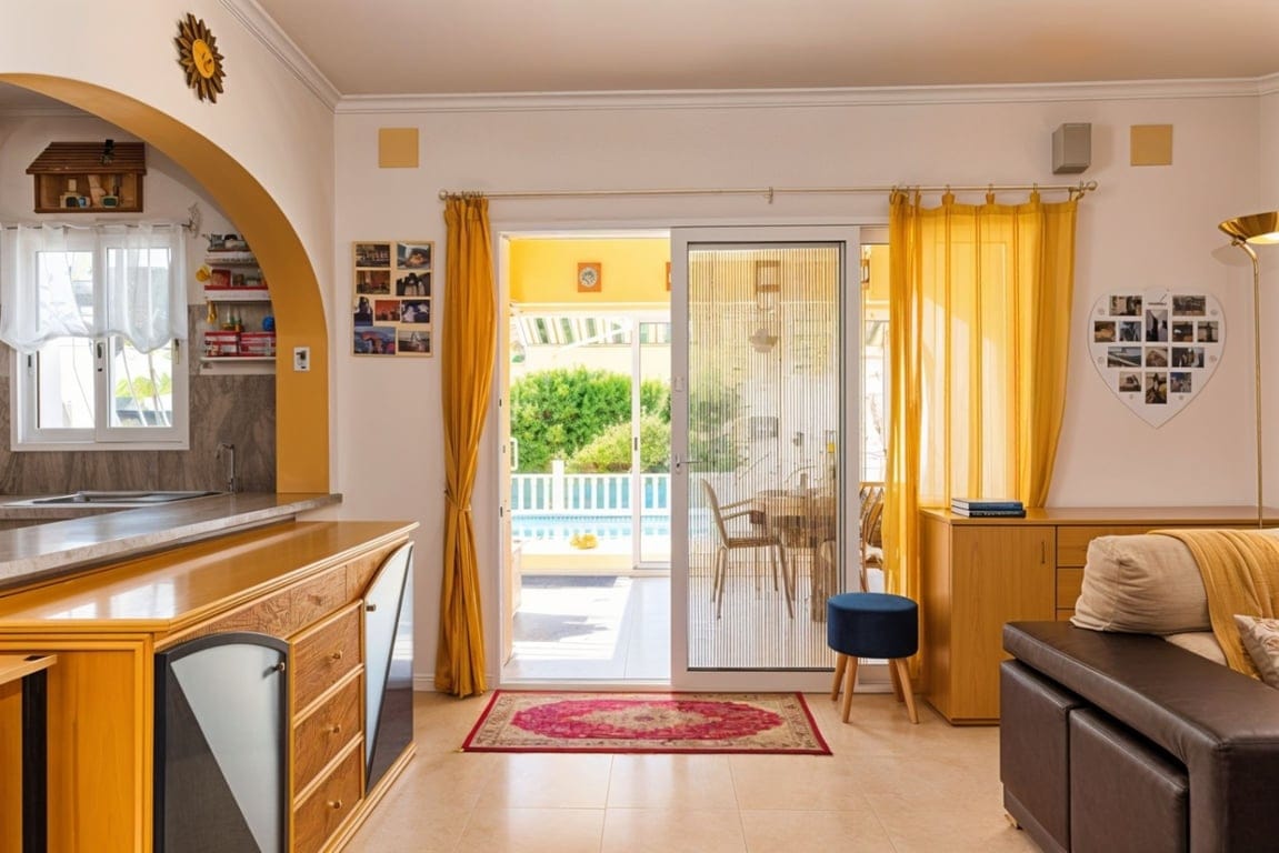 Villa tranquila con vistas a la montaña en venta en Calpe - Foto 42