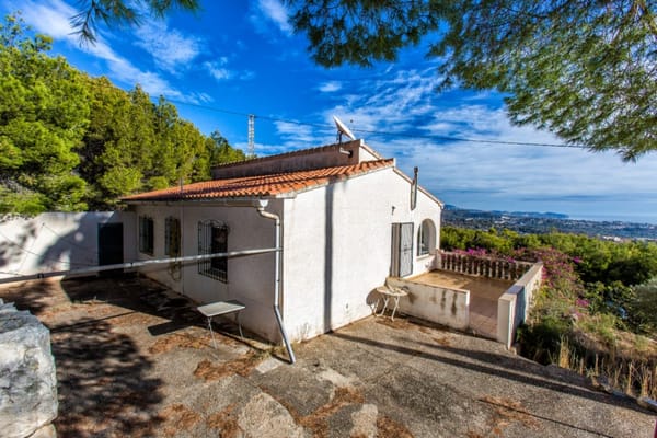 Zeezicht villa en extra grondstuk te koop in Calpe - Foto 1