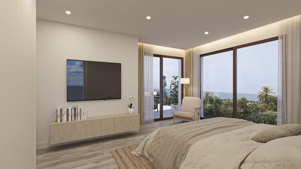 UNIDAD JOYA DE LA CORONA: LUXUOSO ÁTICO DÚPLEX CON PISCINA PRIVADA Y TERRAZAS DE 160M² | NUEVO CONSTRUCCIÓN EN LA BAHÍA DE JÁVEA | ACABADOS PORCELANOSA - Foto 6