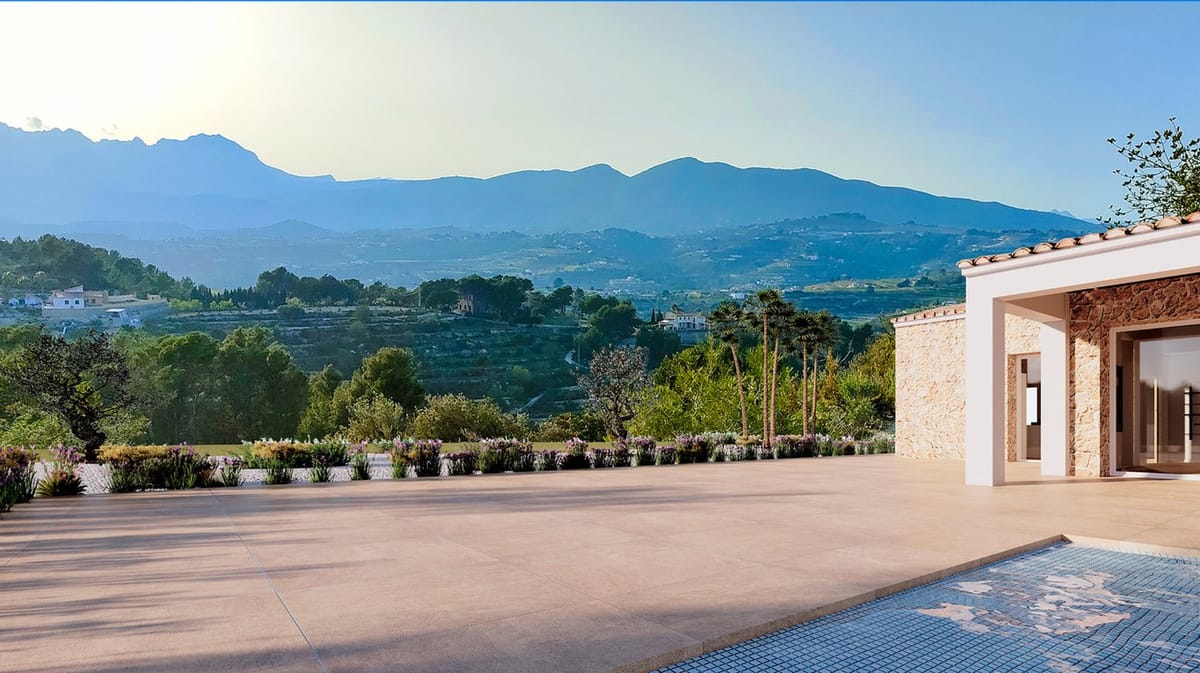 Project: luxury finca for sale in Benissa with mountain views - Foto 2