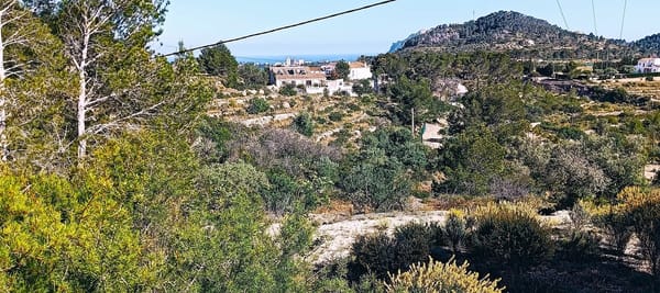 Rustikales Grundstück von 16.845 m² zwischen Benissa und Calpe mit Meerblick - Foto 5