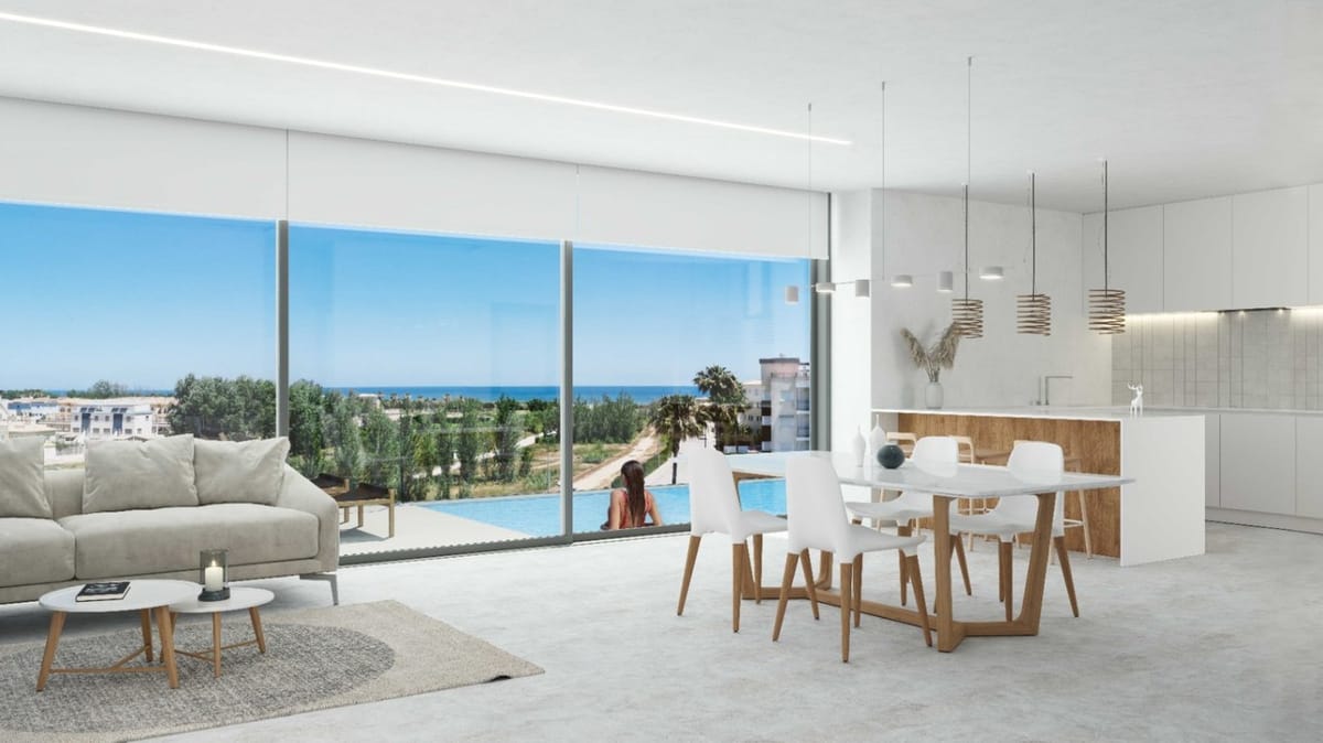 New build apartments in Playa de Oliva - Foto 3