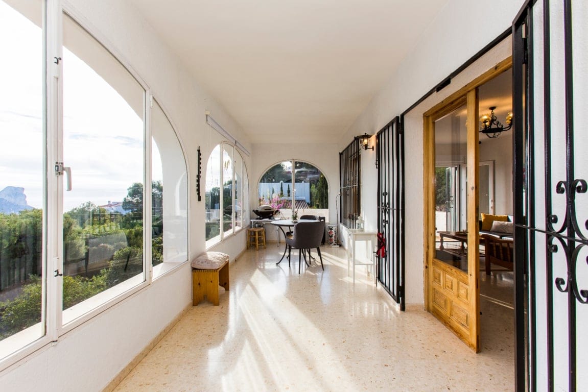 Sea view villa and additional plot for sale in Calpe - Foto 8