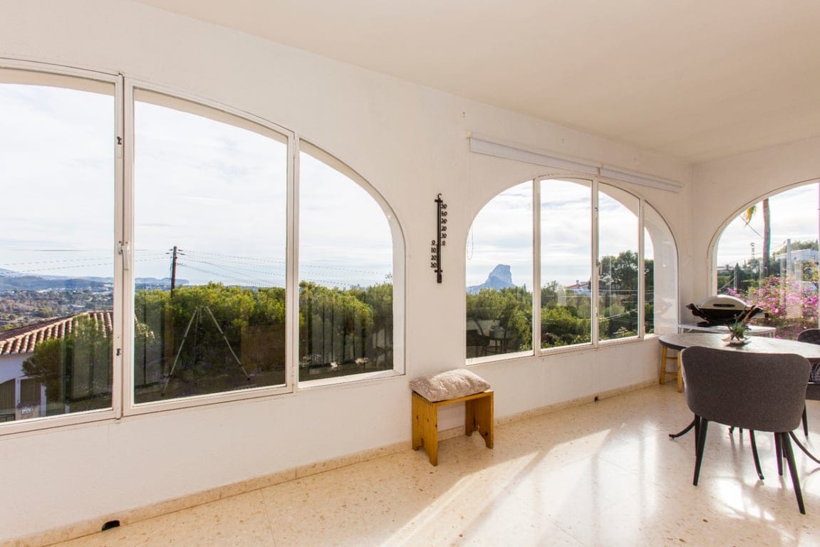 Sea view villa and additional plot for sale in Calpe - Foto 6