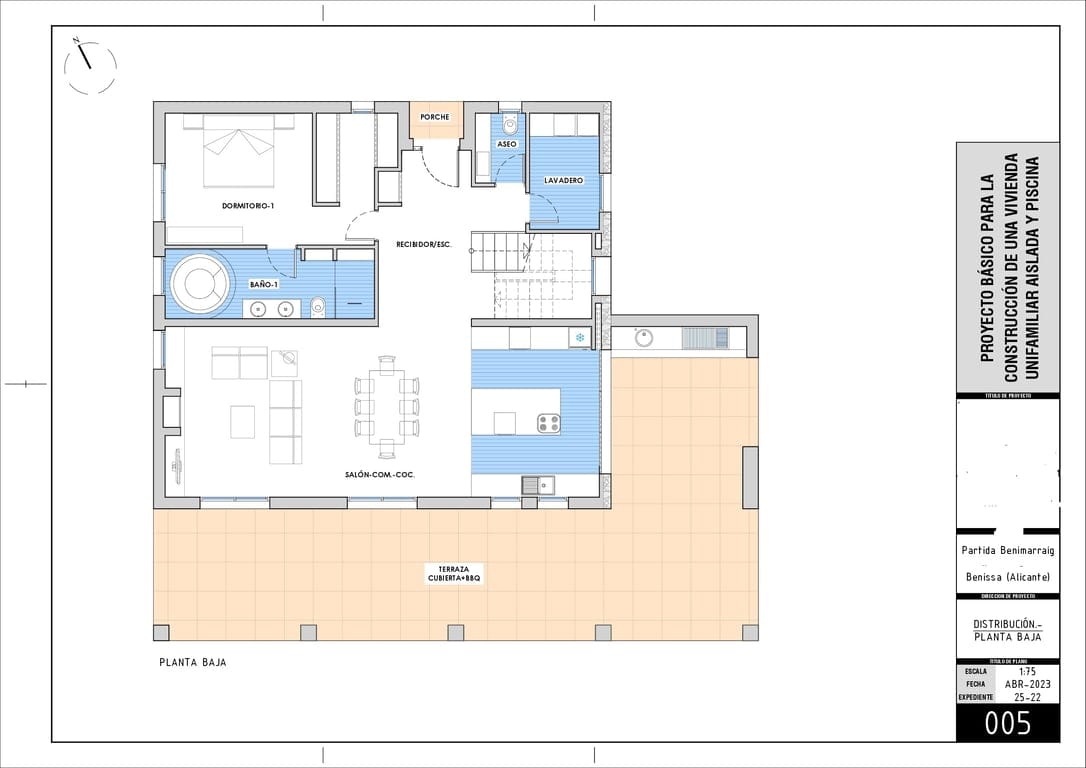 Plot with project and building permit included in Benissa, Costa Blanca. - Foto 14