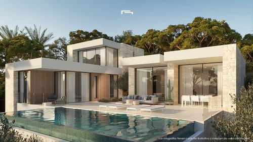 Under construction: modern villa for sale in Benissa – San Jaime