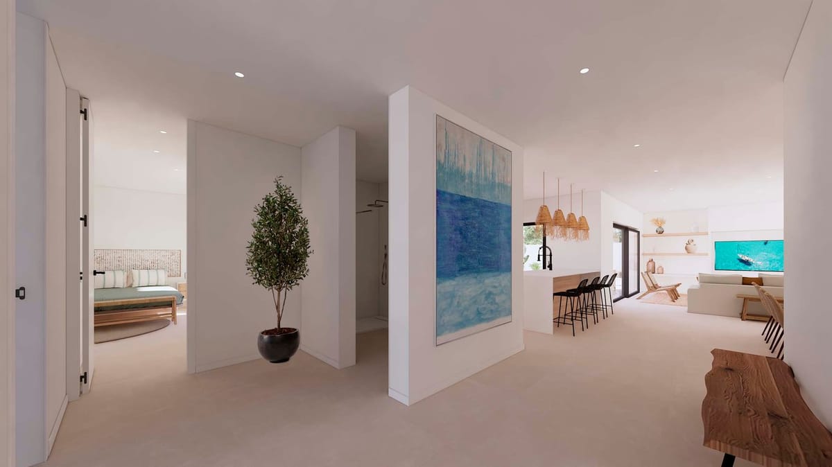 New build Ibiza-style villa for sale near Moraira town centre - Foto 5