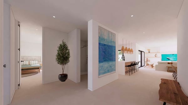 Neubau-Villa im Ibiza-Stil in der Nähe des Zentrums von Moraira zu verkaufen - Foto 5