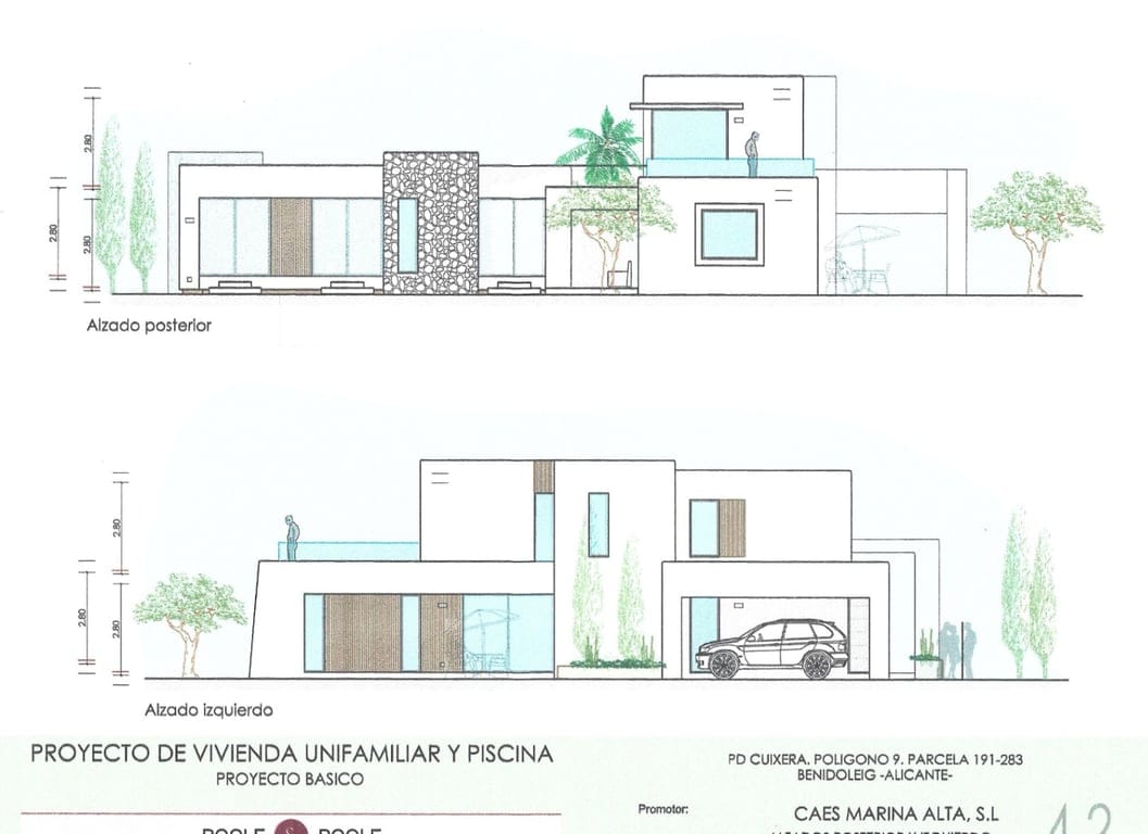Progetto con licenza, SENZA COSTRUZIONE, piscina privata e 4 camere da letto - Foto 9