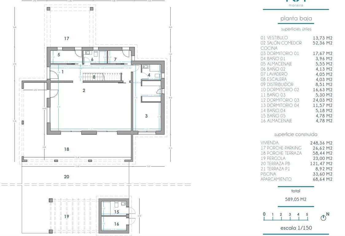 Project: Modern finca-style villa for sale in Moraira - Foto 12