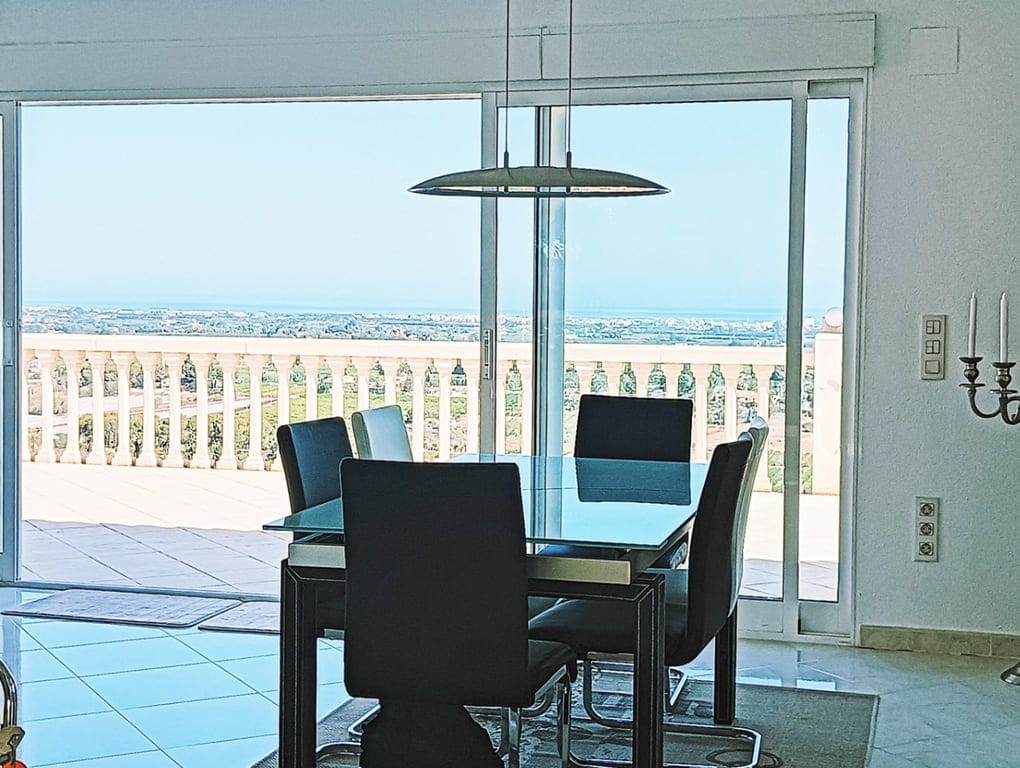 Wspaniała willa z panoramicznym widokiem na morze i całe wybrzeże Costa Blanca - Foto 17