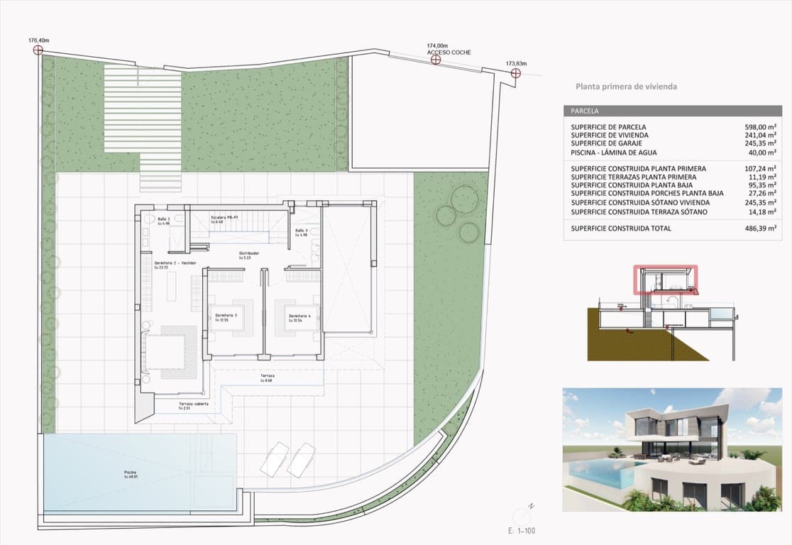 Luxury villa with sea views for sale in Finestrat - Foto 22