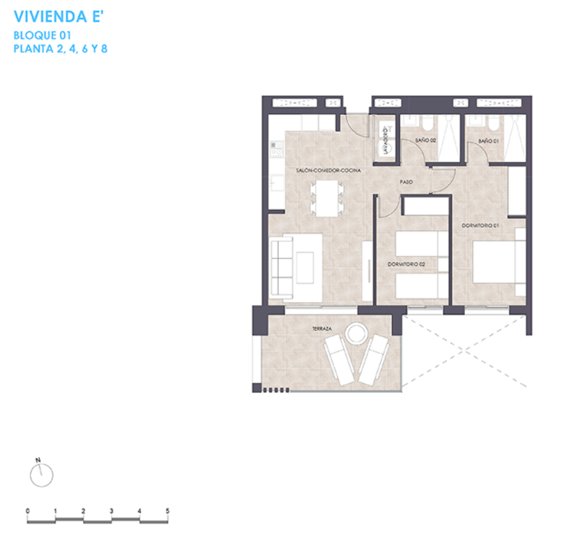 Modern Apartment on the Sixth Floor – New Build in Calpe - Foto 2