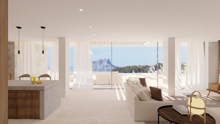 Under construction: sea view villa for sale in Benissa - Foto 2