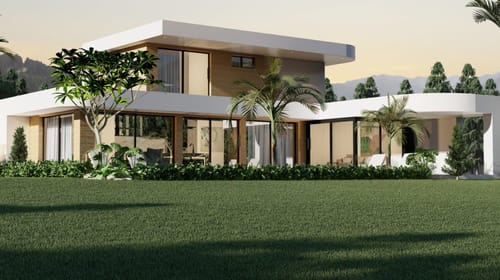 Luxury New Build in Monte Solana, Pedreguer: Contemporary Villa 3 Bedrooms/3 Bathrooms, Sea Views, Private Pool, and Customization.