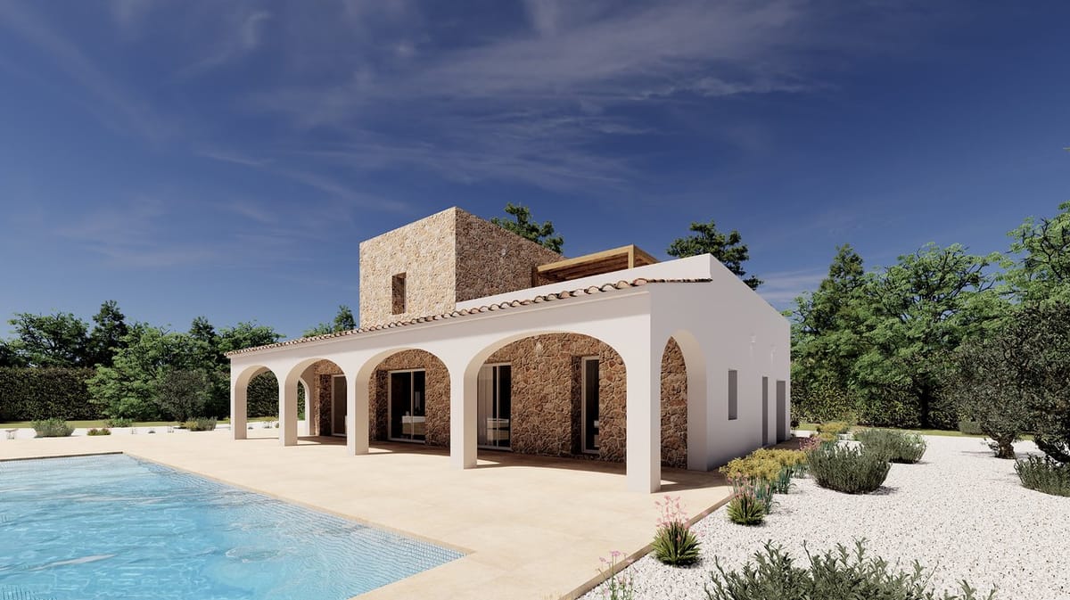 Project: luxury finca for sale in Benissa with mountain views