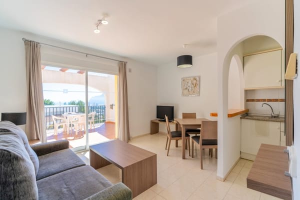 Apartamento en venta en Calpe con 1 dormitorio , piscina comunitaria y solarium - Foto 6