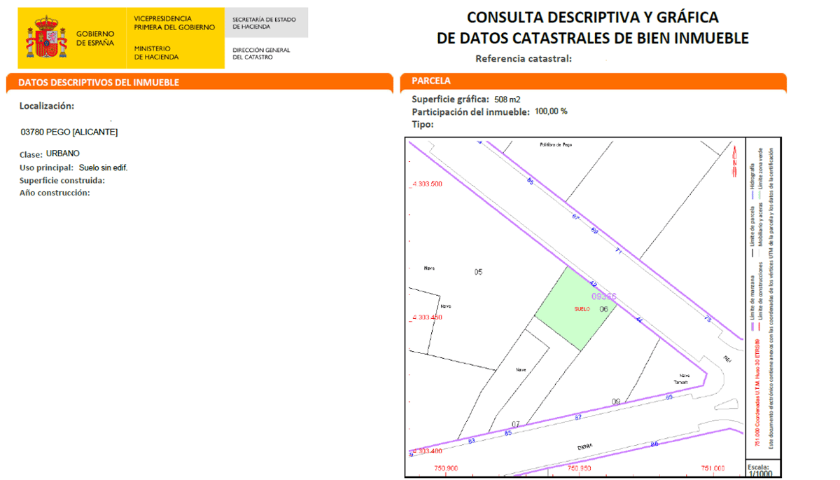 Städtisches Grundstück von 508 m² im Industriegebiet von Pego - Foto 4