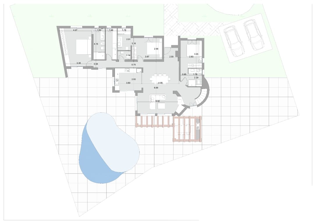 Ibiza-style villa for sale in Moraira with panoramic sea views - Foto 13