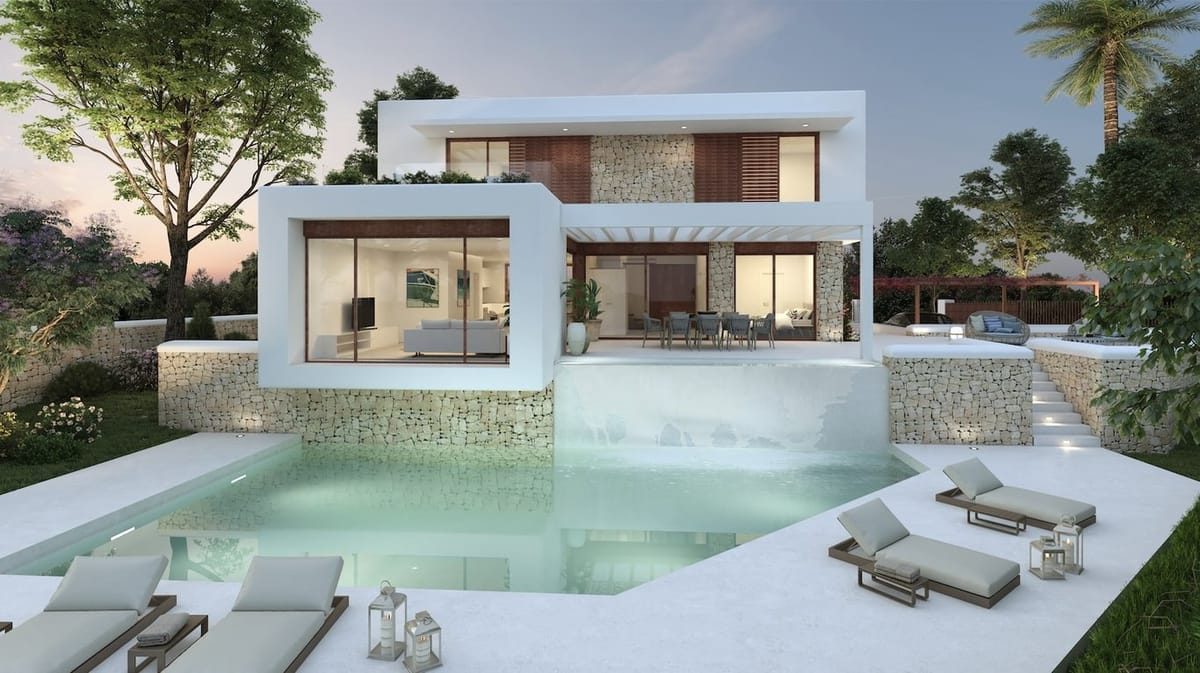 Santuario Estilo Ibiza en Jávea: 3 Dormitorios, 4 Baños, Piscina, Garaje y Vistas Panorámicas | 1.250.000 € - Foto 2